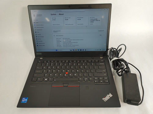 Lenovo ThinkPad T14 Gen 2 Core i7-1185G7 3.00 GHz 16 GB DDR4 512 GB NVMe Windows 11 Pro Laptop C8