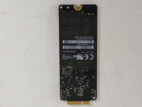 Lot of 2 Samsung Apple MZ-DPC768A/0A2 768 GB mSATA 88.9mm Solid State Drive