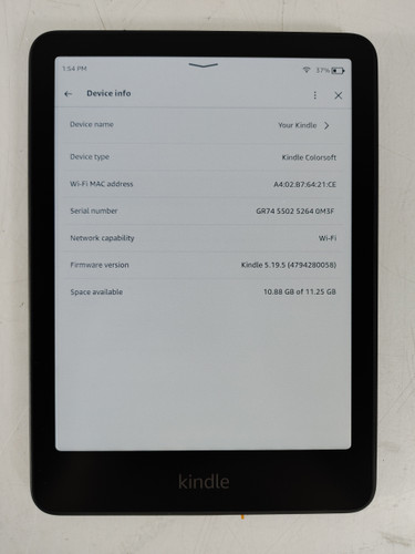 Amazon Kindle Colorsoft (1st Generation) 16 GB Kindle OS (WiFi Only)