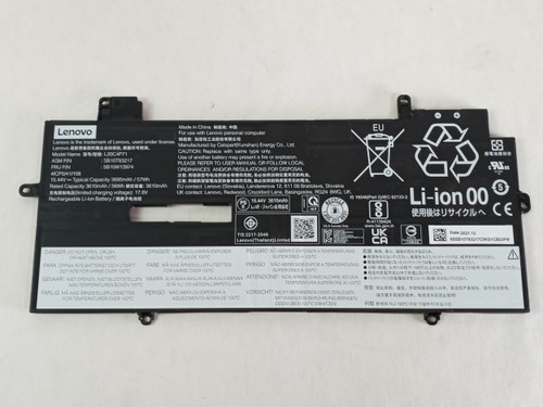 Lenovo ThinkPad X1 Yoga Gen 7 3695mAh 4 Cell 15.44 V Laptop Battery 5B10W13974