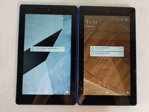 Lot of 2 Amazon Fire 7 (7th Generation) SR043KL 8 GB Fire OS (WiFi Only)