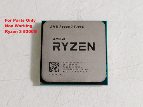AMD Ryzen 3 5300G 4.00 GHz Socket AM4 Desktop CPU Processor 100000000253 For Parts
