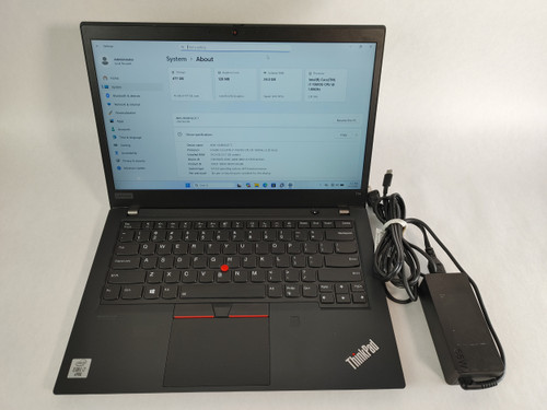 Lenovo ThinkPad T14 Gen 1 Core i7-10610U 1.80 GHz 24 GB DDR4 512 GB NVMe Windows 11 Pro Laptop WINACTG1 G1