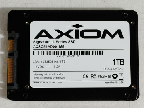 Axiom AXSC51AD001M5 1 TB SATA III 2.5 in Solid State Drive