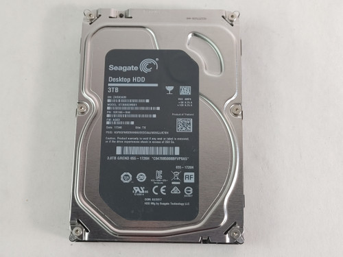 Lot of 2 Seagate Apple Barracuda ST3000DM001 3 TB SATA III 3.5 in Desktop Drive