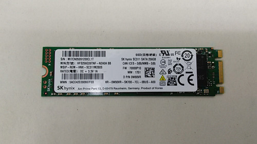 Lot of 5 SK Hynix SC311 HFS256G39TNF-N2A0A 256 GB 80mm M.2 Solid State Drive