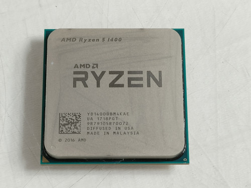 Lot of 2 AMD YD1400BBM4KAE Ryzen 5 1400 3.2GHz Socket AM4 Desktop CPU