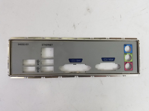 Lot of 2 HP 644016-001 I/O Shield For Pavilion P7 646092-001