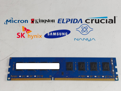 Lot of 5 Major Brand 4 GB PC3-12800 (DDR3-1600) 2Rx8 DDR3 Desktop RAM