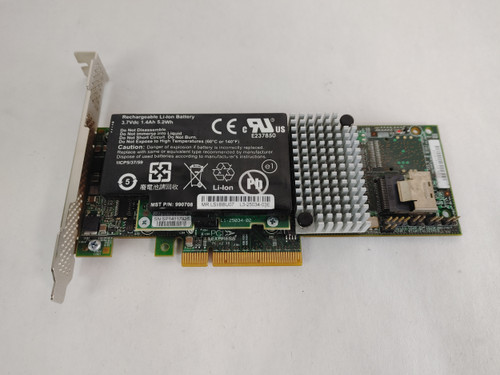 LSI MegaRAID 9750-4i PCI Express x8 SAS/SATA Controller Card L3-25239-23A