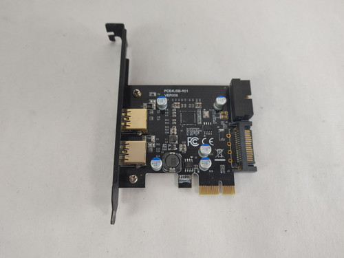 Unbranded PCE4USB-R01 Superspeed USB 3.0 PCI Express x1 Expansion Card