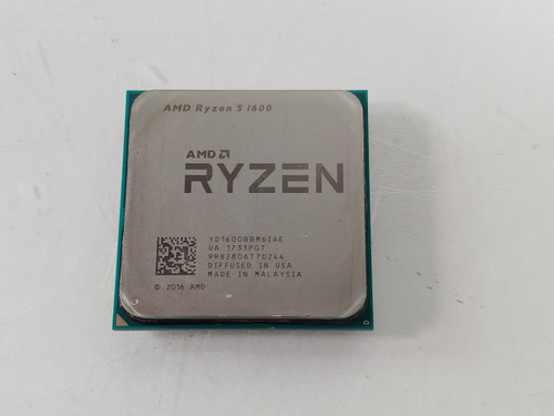 AMD Ryzen 5 1600 3.2 GHz Socket AM4 Desktop CPU Processor YD1600BBM6IAE
