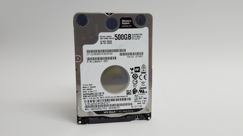 Lot of 2 Western Digital  WD Black WD5000LPSX 500 GB SATA III 2.5 in Laptop