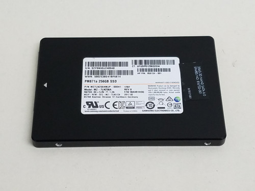 Lot of 2 Samsung PM871a MZ-7LN256A 256 GB SATA III 2.5 in Solid State Drive