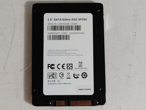 ADATA SP550 ASP5500SS-120GM 120 GB SATA III 2.5 in Solid State Drive
