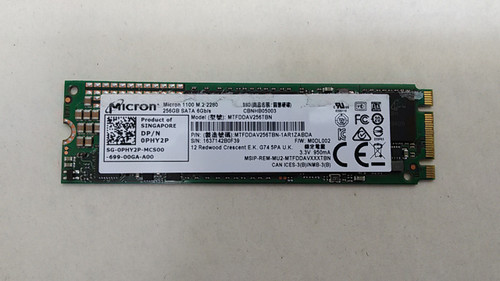 Lot of 5 Micron 1100 MTFDDAV256TBN 256 GB M.2 2280 80mm Solid State Drive