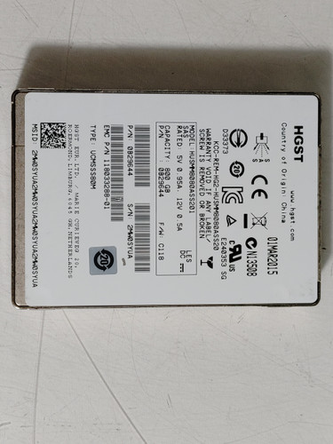 HGST EMC HUSMM8080ASS201 800 GB SAS 3 Solid State Drive