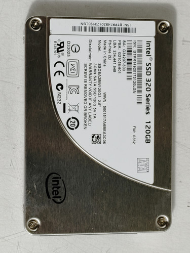 Intel 320 Series SSDSA2BW120G3 120 GB SATA II 2.5 in Solid State Drive