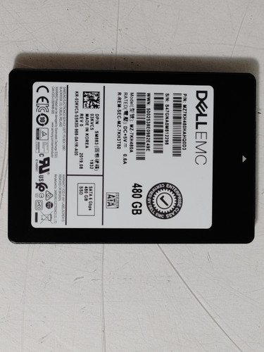 Lot of 2 Samsung DELL EMC SM883 MZ-7KH480A 480GB SATA III 2.5 in Solid State Drive