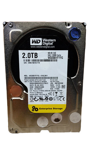 Western Digital WD2001FYYG 2 TB 3.5 in SAS 2 Enterprise Hard Drive