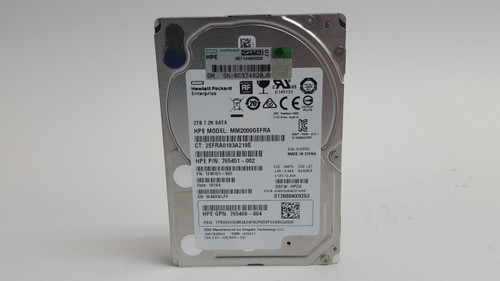 Seagate HP Enterprise Capacity ST2000NX0253 2 TB SATA III 2.5 in Server Drive