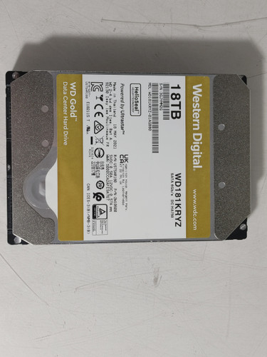 Western Digital WD Gold WD181KRYZ 18 TB SATA III 3.5 in Drive