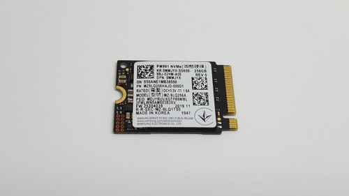 Lot of 10 Samsung  PM991 MZ-9LQ256A 256 GB NVMe 30mm Solid State Drive
