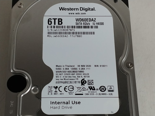 Western Digital HA500 WD60EDAZ 6 TB SATA III 3.5 in Internal Drive