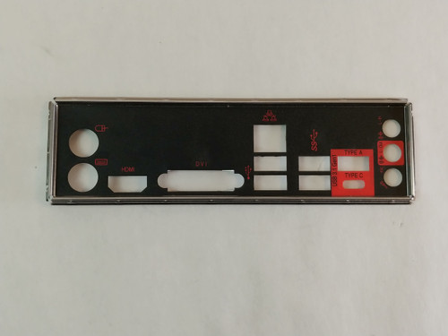 MSI B150MBAZOOKAPLUS I/O Shield for  B150M BAZOOKA PLUS Motherboards