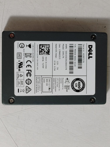 Lot of 2 SanDisk Dell SXKLTK 400 GB SAS 3 2.5 in Solid State Drive