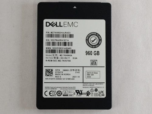Samsung Dell EMC SM883 MZ-7KH960A 960 GB SATA III 2.5 in Solid State Drive
