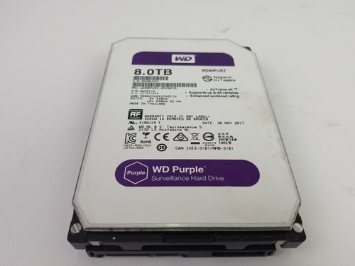 Western Digital Purple WD80PURZ 8 TB SATA III 3.5" Surveillance Drive