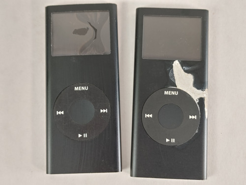 Apple A1199 Lot of 2 iPod Nano (2nd Generation) 8 GB Black For Parts