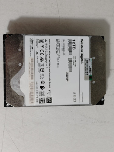 Western Digital HP DC HC520 HUH721212AL5204 12TB SAS 3 3.5 in Enterprise Drive