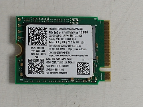 Lot of 5 Liteon CL1-3D128-Q11 128 GB NVMe 30mm Solid State Drive