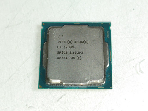 Lot of 2 Intel SR328 Xeon E3-1230 v6 3.5 GHz LGA 1151 Server CPU