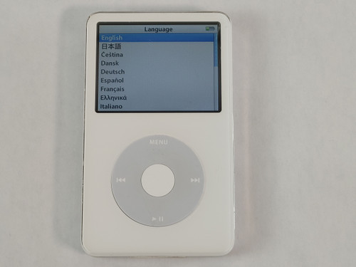 Apple A1136 iPod (5th Generation) 80 GB White For Parts