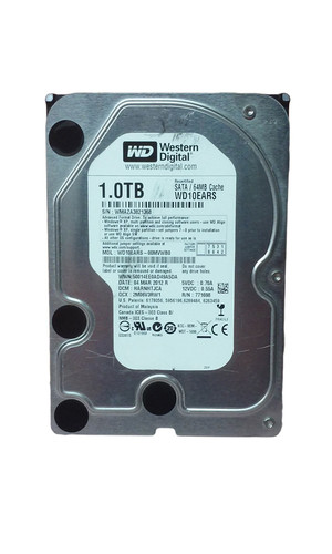 Western Digital Recertified WD Caviar Green WD10EARS 1TB 3.5" SATA II Hard Drive