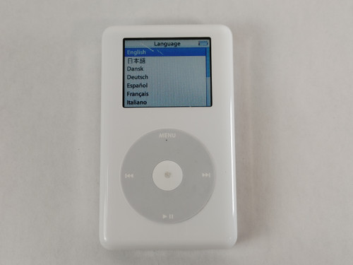 Apple A1099 iPod (4th Generation) 60 GB White For Parts