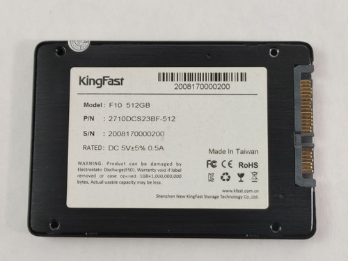 Solid 2710DCS23BF-512 512 GB SATA III 2.5 in Solid State Drive