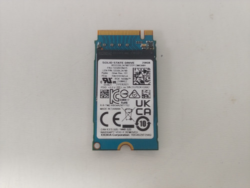 Kioxia BG4 KBG40ZNT256G 256 GB M.2 2242 42mm NVMe Solid State Drive