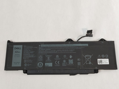 Dell Precision 3590 3500 mAh 3 Cell 11.4 V Laptop Battery GRWKG