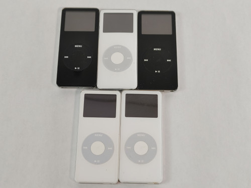 Apple A1137 Lot of 5 iPod Nano (1st Generation) 2 GB For Parts
