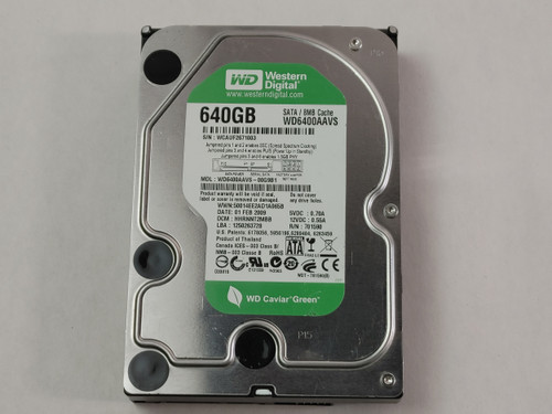 Western Digital WD6400AAVS 640 GB 3.5 in SATA II Desktop Hard Drive