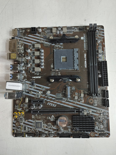 MSI A520M-A PRO AMD Socket AM4 DDR4 Desktop Motherboard