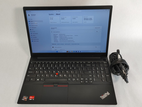 Lenovo ThinkPad E15 Gen 2 Ryzen 7 4700U 2.00 GHz 16 GB DDR4 512 GB NVMe Windows 11 Pro Laptop WINACTD2 D2