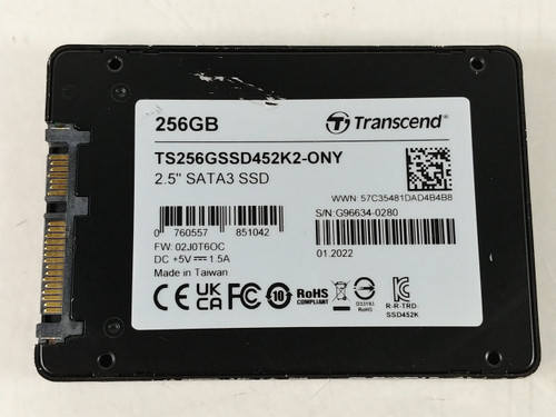 Transcend TS256GSSD452K2-ONY 256 GB SATA III 2.5 in SSD