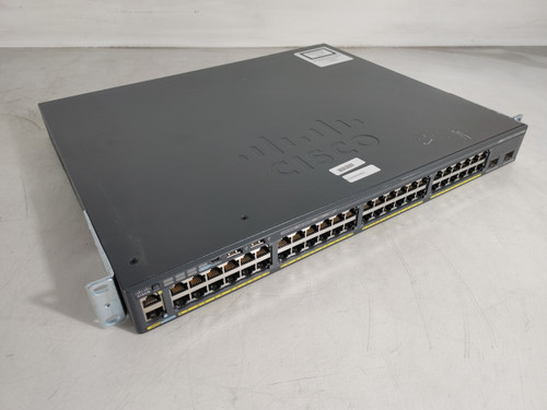Cisco Catalyst WS-C2960X-48FPD-L 50x Gigabit Ethernet Managed PoE+ Switch