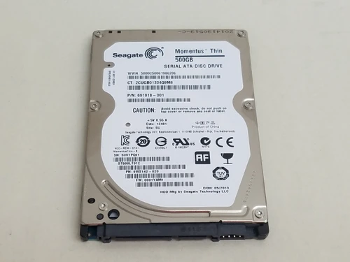 Seagate Momentus Thin ST500LT012 500 GB 2.5" SATA III Laptop Drive