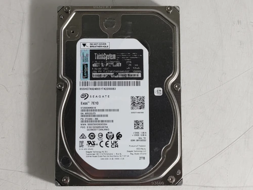 Seagate Lenovo Exos 7E10 2 TB SAS 3 3.5 in Enterprise Hard Drive ST2000NM0018